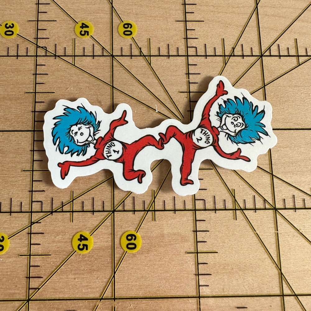 ❤️10/$10 STICKER SALE | 🆕 Dr. Suess Waterproof Vinyl Sticker
